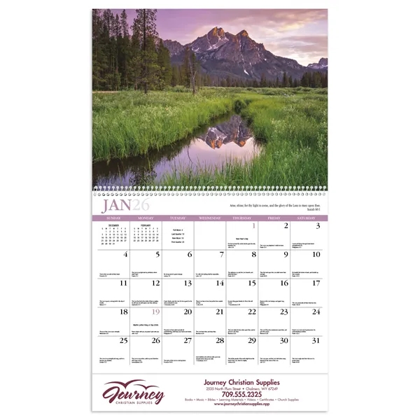 Reflections (Non-Denominational) Appointment Calendar - S...... from ASI 40480 Koozie Group / HotLine®
