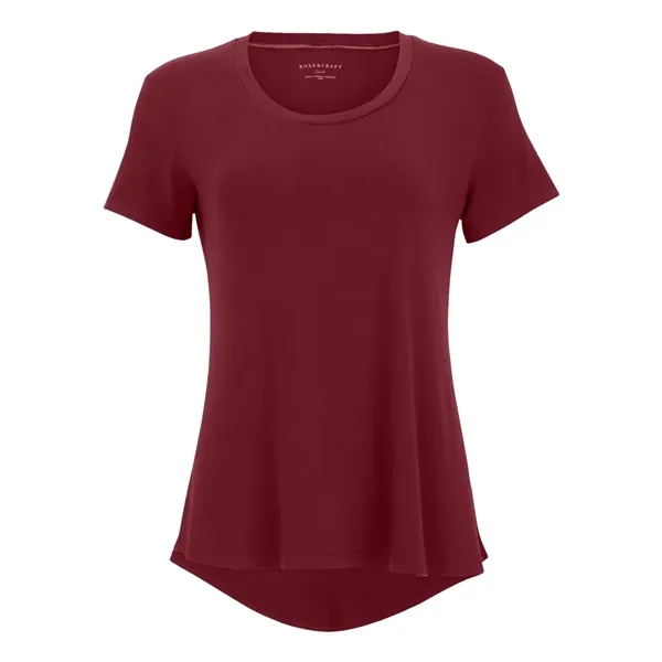 Boxercraft Women's Bamboo Scoop Neck T-Shirt... from ASI 84358 S&S Activewear