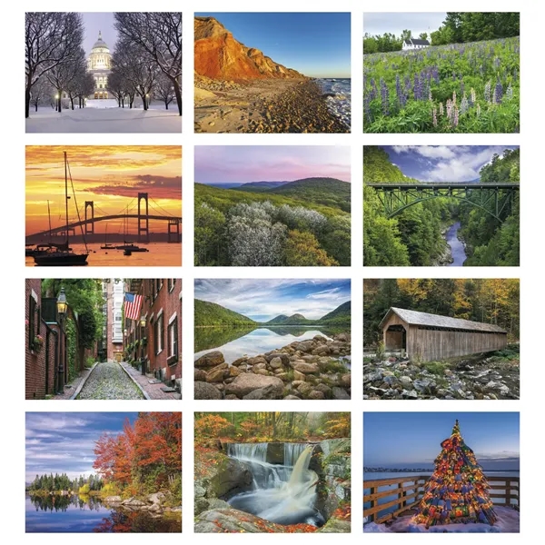 New England Appointment Calendar - Spiral... from ASI 40480 Koozie Group / HotLine®