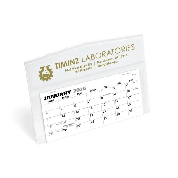 6 x 4 1/2 Legacy 2024 desk calendar printed on 50#... from ASI 40480 Koozie Group / Norwood Triumph Calendar