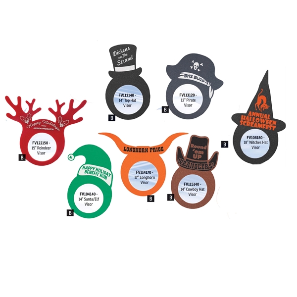 Made in USA Foam Visor.... from ASI 77280 Pepco Poms / Pepco Poms