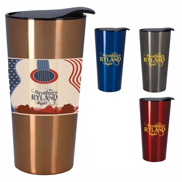 Fashion Metallic Tumbler - 16oz.... from ASI 40480 Koozie Group / Norwood