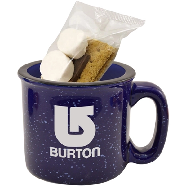 15oz. Ceramic Camping Mug S'mores Kit. Item Size: 3 1/2" W... from ASI 44900 NC Custom (CI/Lanco) / Lanco