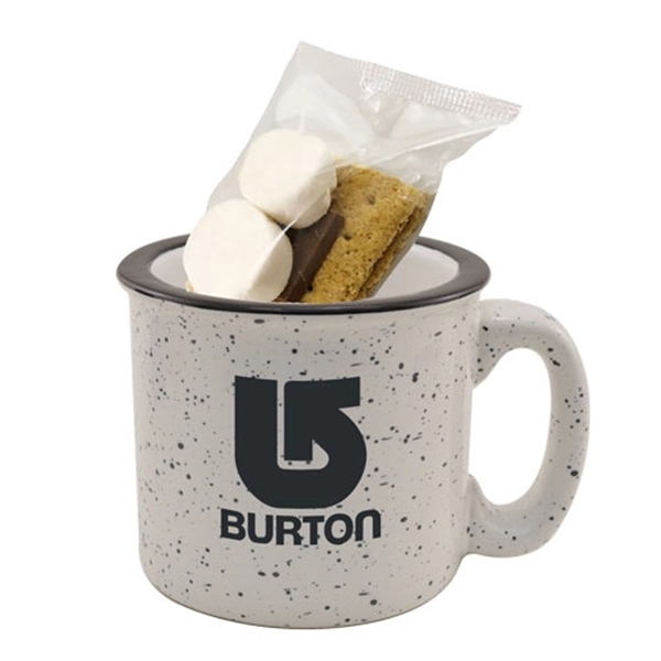 15oz. Ceramic Camping Mug S'mores Kit. Item Size: 3 1/2" W... from ASI 44900 NC Custom (CI/Lanco) / Lanco