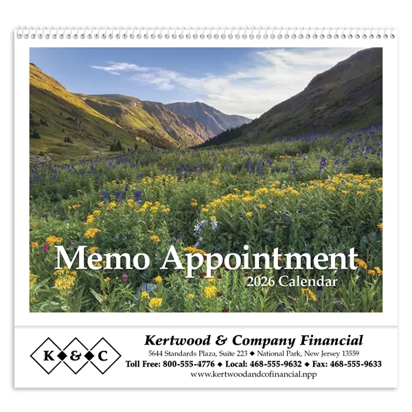 Memo Appointment with Picture... from ASI 40480 Koozie Group / Norwood Triumph Calendar