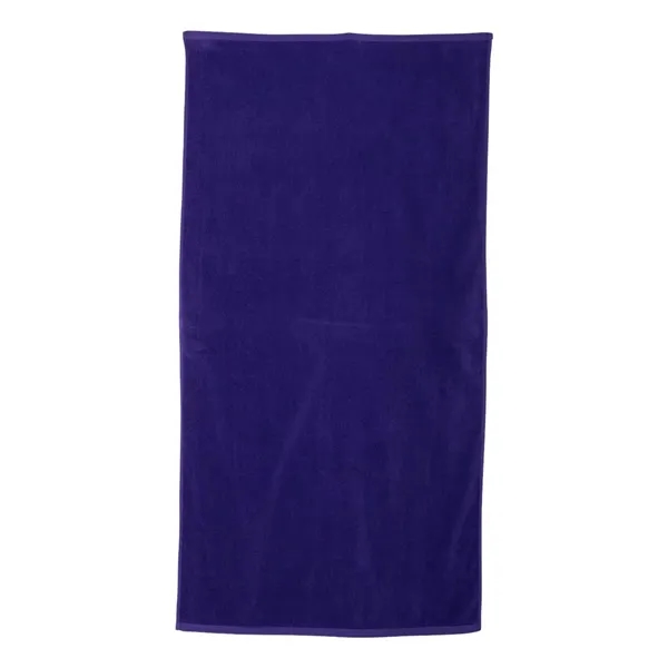 Cotton velour beach towel, 30" x 60". Blank.... from ASI 84358 S&S Activewear