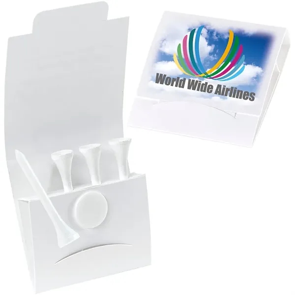 4-1 Golf Tee Packet - Value Pak - 2-1/8 tees... from ASI 40480 Koozie Group / Norwood