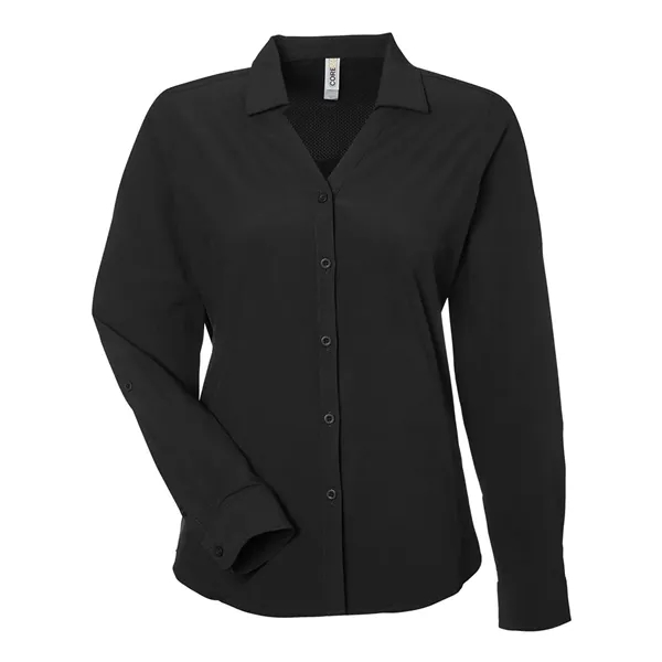CORE365 Women's Ultra UVP® Long-Sleeve Marina Shirt... from ASI 84358 S&S Activewear
