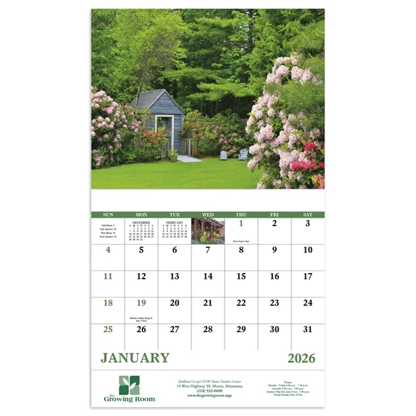 Garden Walk - Stapled... from ASI 40480 Koozie Group / Norwood Triumph Calendar