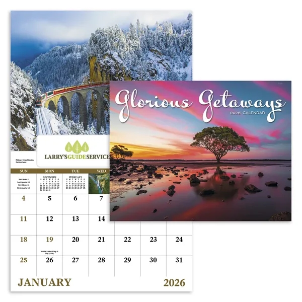 Glorious Getaways - Window... from ASI 40480 Koozie Group / Norwood Triumph Calendar