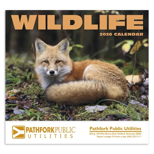 Wildlife Appointment Calendar - Stapled... from ASI 40480 Koozie Group / HotLine®