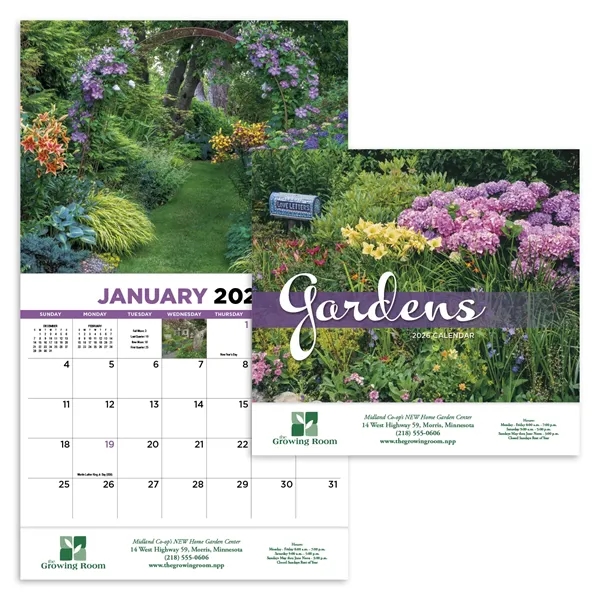 Gardens Appointment Calendar - Stapled... from ASI 40480 Koozie Group / HotLine®