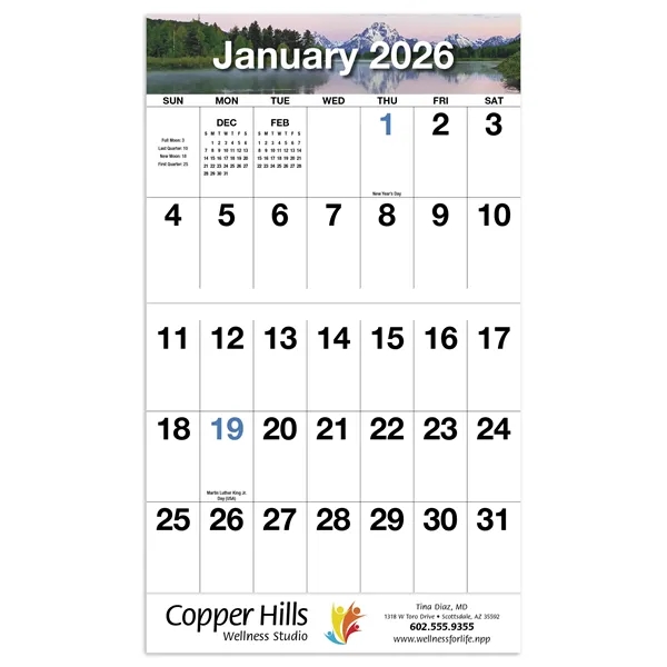 Big Numbers Appointment Calendar - Stapled... from ASI 40480 Koozie Group / HotLine®