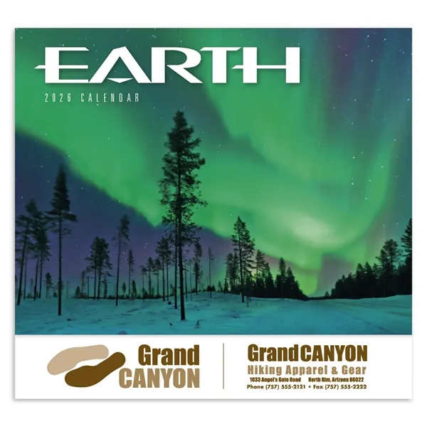 Earth Appointment Calendar - Stapled... from ASI 40480 Koozie Group / HotLine®