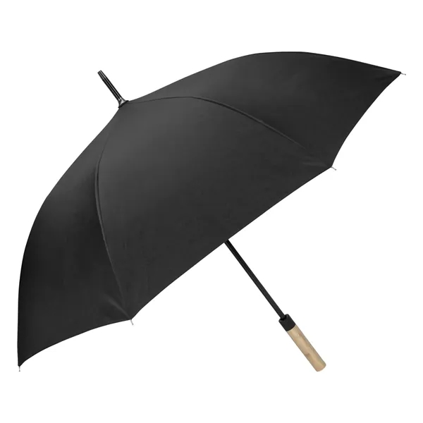 Shed Rain™ 50" RPET Bamboo-Handled Auto-Open Stick Umbrella... from ASI 40480 Koozie Group