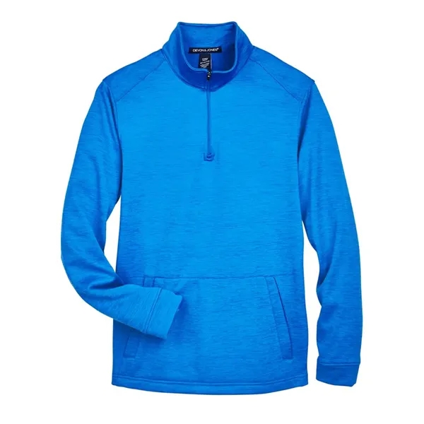 DJ Classic Newbury Melange Fleece Quarter-Zip Pullover... from ASI 84358 S&S Activewear