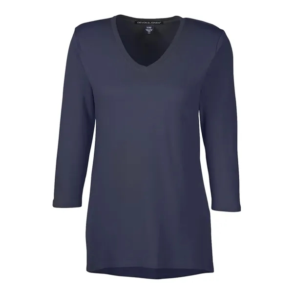 DJ Classic Women's Perfect Fit™ Bracelet-Length V-Neck Top... from ASI 84358 S&S Activewear