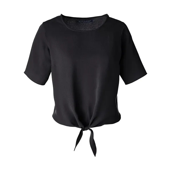 DJ Classic Women's Perfect Fit™ Tie Front Blouse... from ASI 84358 S&S Activewear