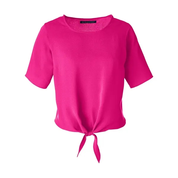 DJ Classic Women's Perfect Fit™ Tie Front Blouse... from ASI 84358 S&S Activewear