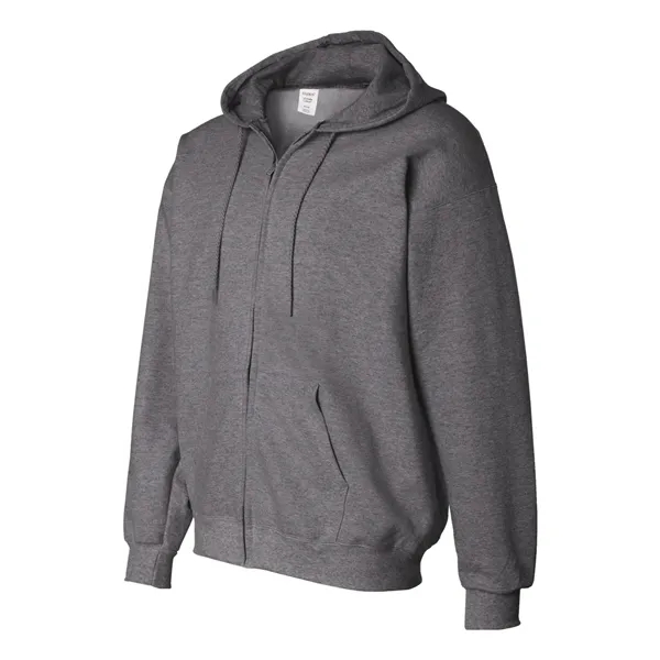 Full-zip hooded sweatshirt made of cotton/polyester fleece and low-pill, high-stitch density... from ASI 84358 S&S Activewear