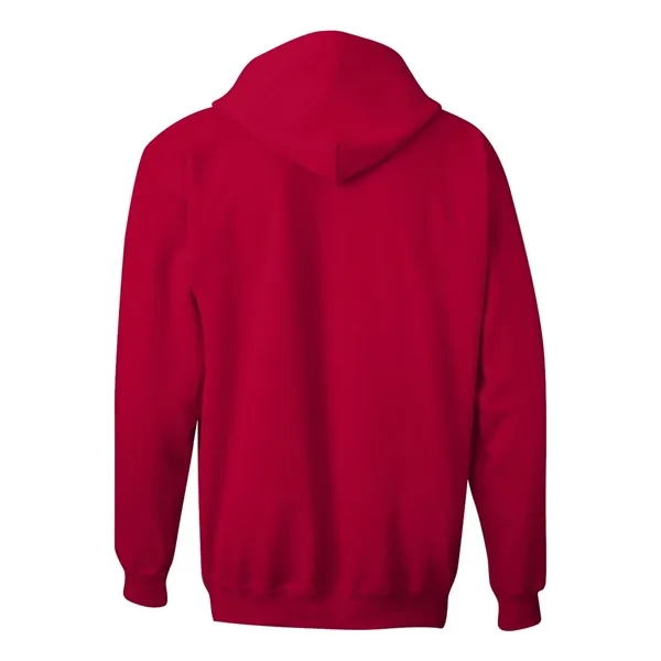 Full-zip hooded sweatshirt made of cotton/polyester fleece and low-pill, high-stitch density... from ASI 84358 S&S Activewear