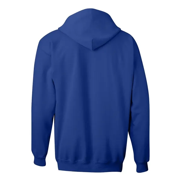 Full-zip hooded sweatshirt made of cotton/polyester fleece and low-pill, high-stitch density... from ASI 84358 S&S Activewear