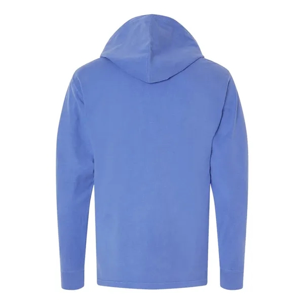 ComfortWash by Hanes Garment-Dyed Jersey Hooded Long Slee...... from ASI 84358 S&S Activewear