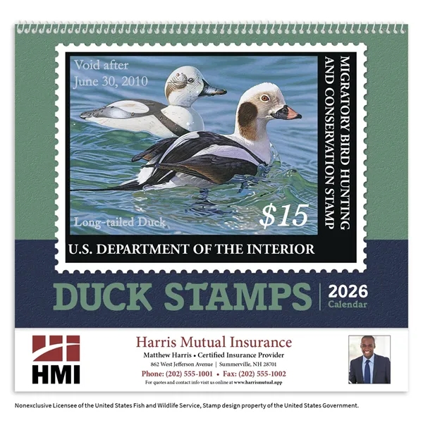 Duck Stamps... from ASI 40480 Koozie Group / Norwood Triumph Calendar
