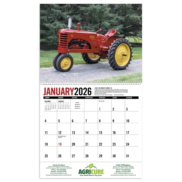 Antique Tractors... from ASI 40480 Koozie Group / Norwood Triumph Calendar