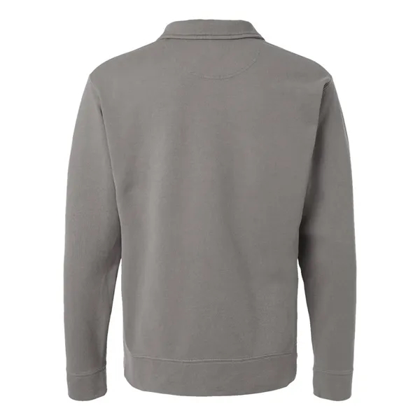 ComfortWash by Hanes Garment-Dyed Polo Collar Sweatshirt... from ASI 84358 S&S Activewear