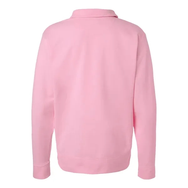 ComfortWash by Hanes Garment-Dyed Polo Collar Sweatshirt... from ASI 84358 S&S Activewear