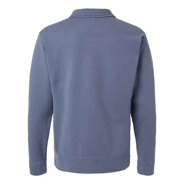 ComfortWash by Hanes Garment-Dyed Polo Collar Sweatshirt... from ASI 84358 S&S Activewear