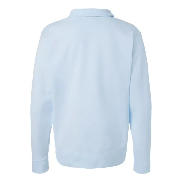 ComfortWash by Hanes Garment-Dyed Polo Collar Sweatshirt... from ASI 84358 S&S Activewear