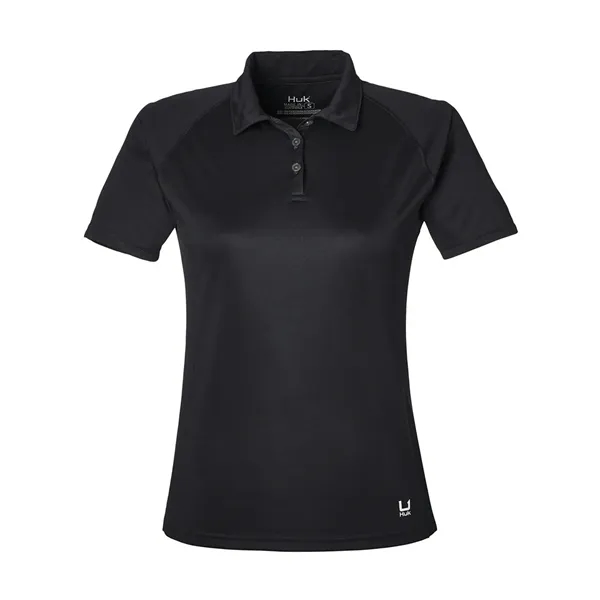 HUK Women's Lopro Solid Performance Polo... from ASI 84358 S&S Activewear