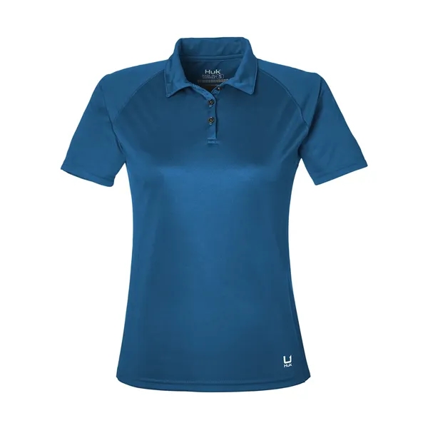 HUK Women's Lopro Solid Performance Polo... from ASI 84358 S&S Activewear