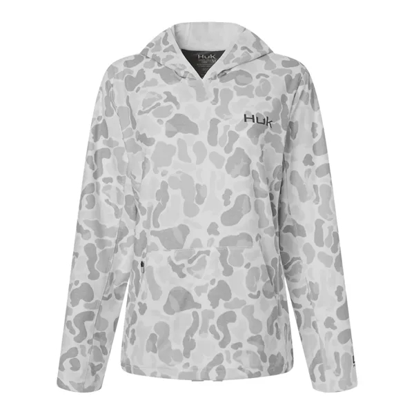 HUK Women's Coldfront+ KC Print Hooded Sweatshirt... from ASI 84358 S&S Activewear