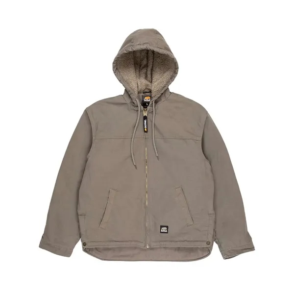 Berne Apparel Heartland Washed Duck Hooded Work Coat... from ASI 84358 S&S Activewear