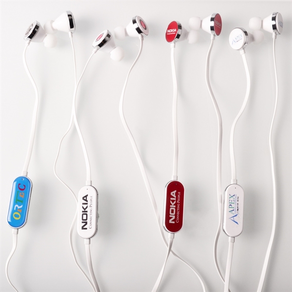 Billboard Bluetooth earbuds in a crystal clear case with a charging... from ASI 90859 Tempo Industries Inc / Tempoline