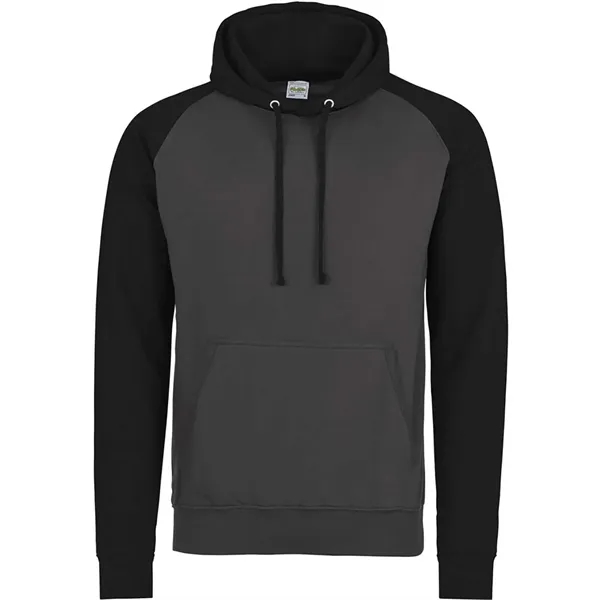Just Hoods Baseball Hooded Sweatshirt... from ASI 84358 S&S Activewear