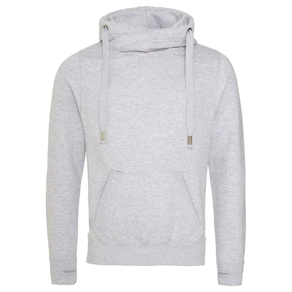 Just Hoods Cross Neck Hooded Sweatshirt... from ASI 84358 S&S Activewear