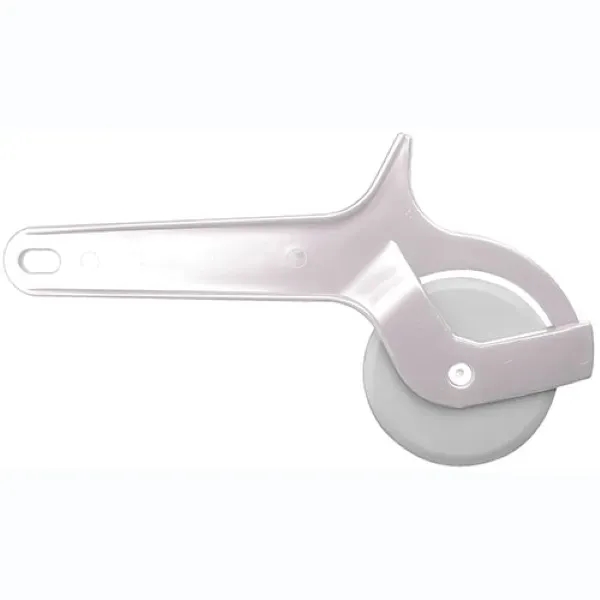 Compact pizza cutter with ergonomic handle and plastic wheel. Gentle on... from ASI 74585 Nu Promo International / Nu Promo Line