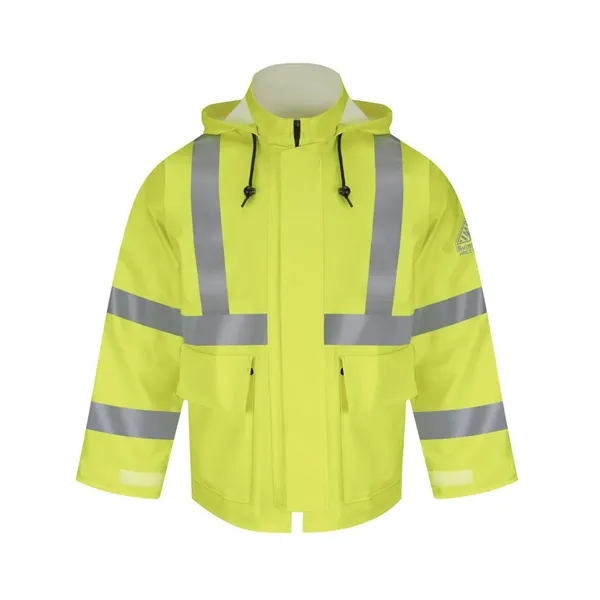 Hi-Visibility Flame-Resistant Rain Jacket... from ASI 84358 S&S Activewear