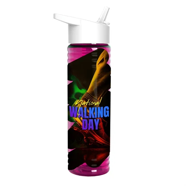 Garyline® Slim Fit Bottle with Flip-Straw Lid - 24 oz.... from ASI 40480 Koozie Group
