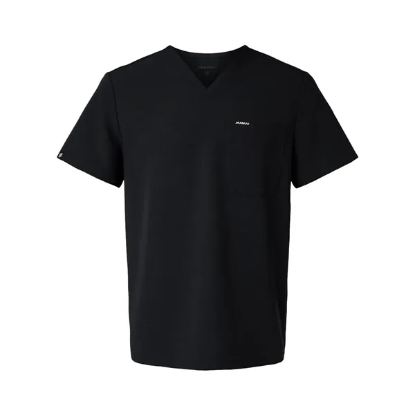 Jaanuu Holmes Everyday 1-Pocket Scrub V-Neck Top... from ASI 84358 S&S Activewear