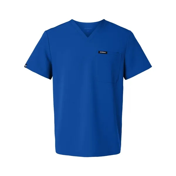 Jaanuu Holmes Everyday 1-Pocket Scrub V-Neck Top... from ASI 84358 S&S Activewear