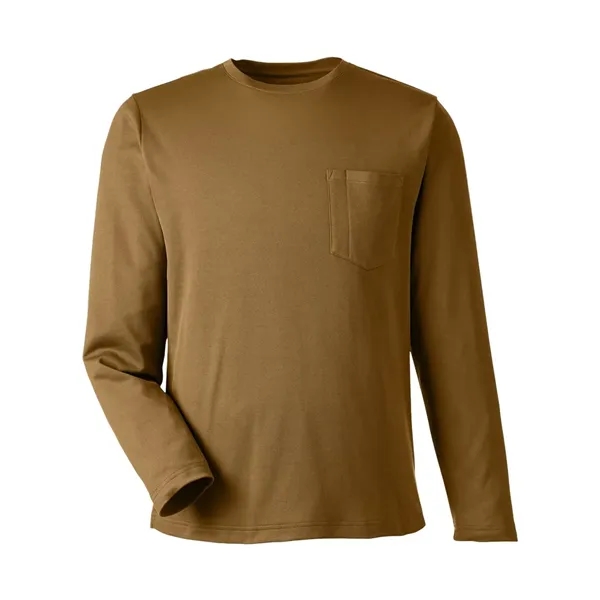 Harriton Charge Snag and Soil Protect Long Sleeve T-Shirt... from ASI 84358 S&S Activewear