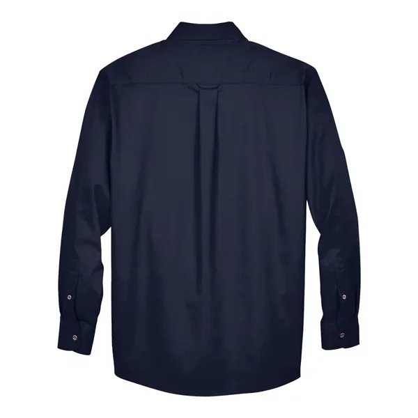 Harriton Tall Easy Blend™ Long Sleeve Twill Shirt... from ASI 84358 S&S Activewear