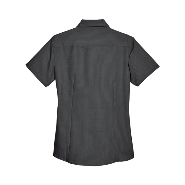 Harriton Women's Barbados Textured Camp Shirt... from ASI 84358 S&S Activewear