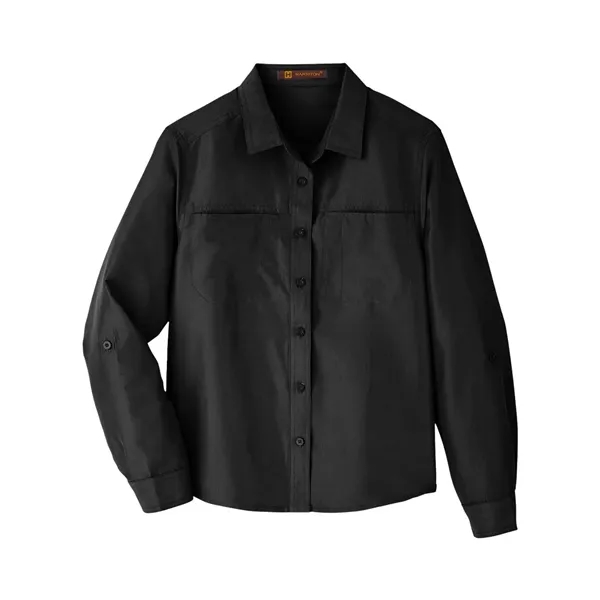 Harriton Women's Key West Long Sleeve Performance Staff S...... from ASI 84358 S&S Activewear