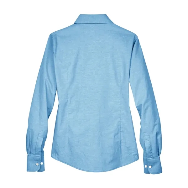 Harriton Women's Long-Sleeve Oxford Shirt... from ASI 84358 S&S Activewear